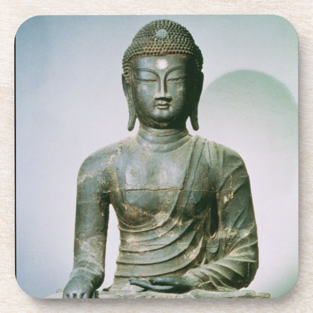 Posavasos Sakyamuni asentado Buda de Ch'ungung-ni (hierro) (Frente)