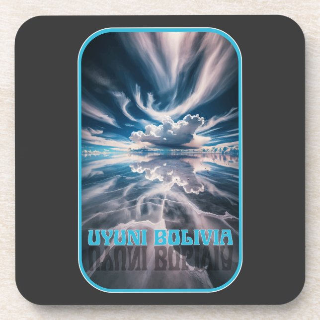 Posavasos Salada de Uyuni Flats Bolivia (Frente)