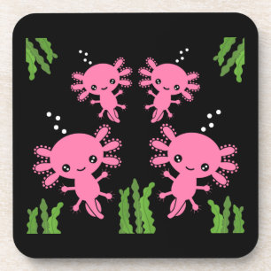 Posavasos Salamander Axotl exótico