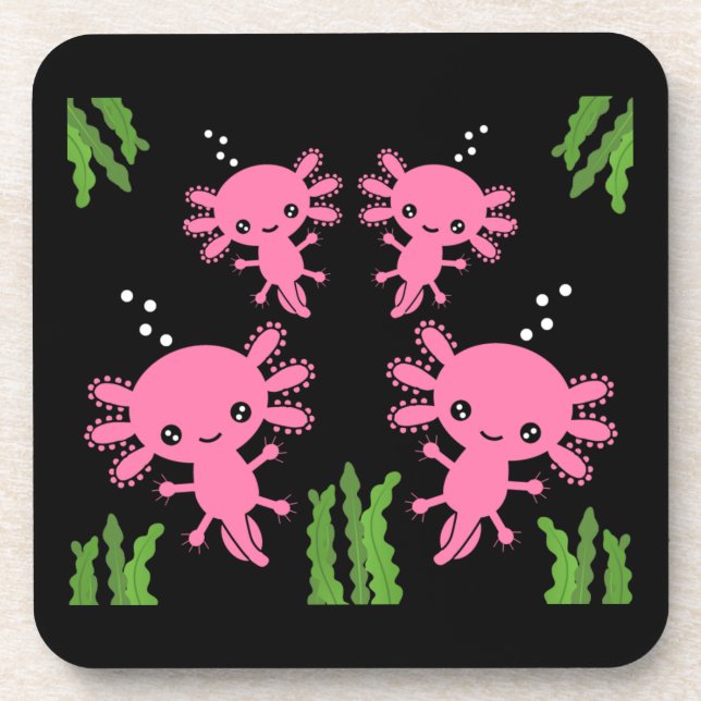 Posavasos Salamander Axotl exótico (Frente)