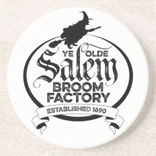 Posavasos Salem Witch Broom Factory - gótica vintage diverti