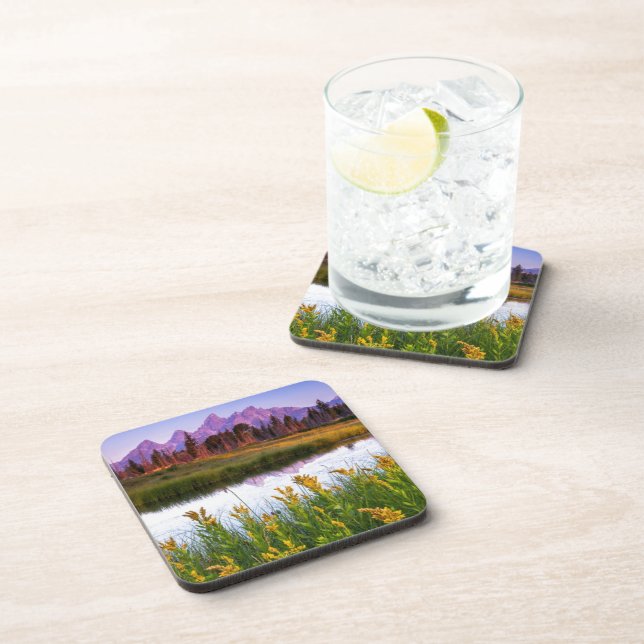 Posavasos Salida del sol de Teton (Lado Derecho)