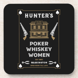 Posavasos Saloon de Cowboy American Frontier