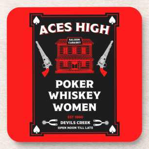 Posavasos Saloon de Cowboy American Frontier