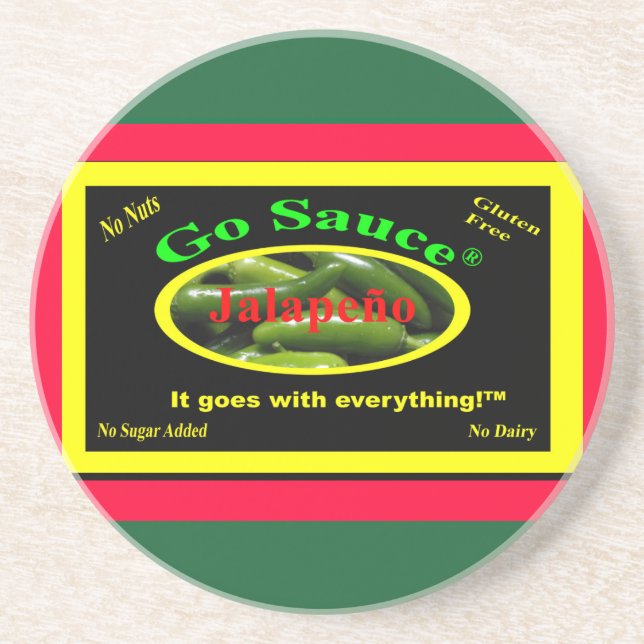 Posavasos Salsa suave de montaña rusa (Frente)