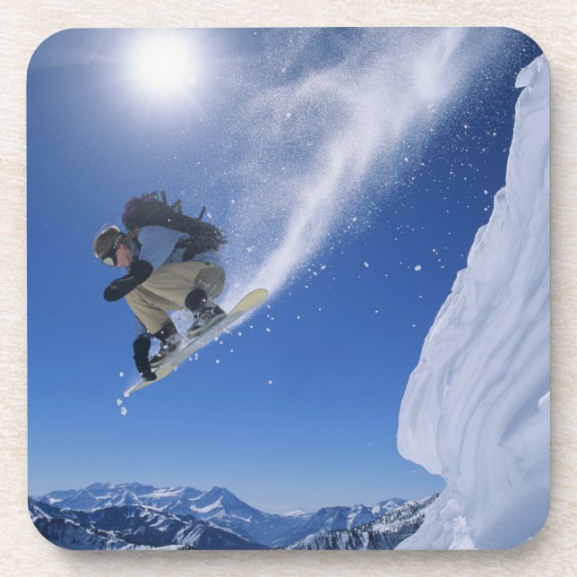 Posavasos Saltando al cañón de Snake Creek de Clayton 3 (Frente)