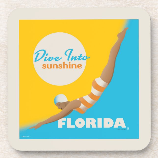 Posavasos Salto al sol | Florida (Frente)