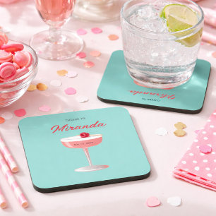 Posavasos Salud por la Fiesta Personalizada de [Name]