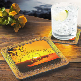 Posavasos Salud por The Golden Hour Sunset 2441