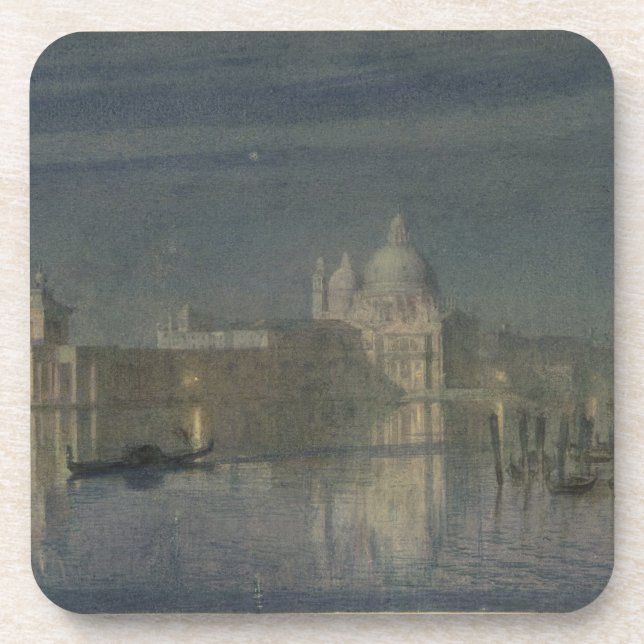 Posavasos Saludo de Santa María Della, Venecia, claro de (Frente)