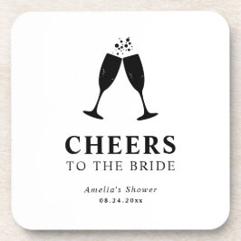 Posavasos Saludos a la Bride Brunch & Bubbly Bridal Shower