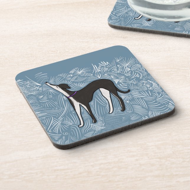 Posavasos Saluki Greyhound (Lado Izquierdo)