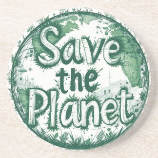Posavasos Salvar al planeta