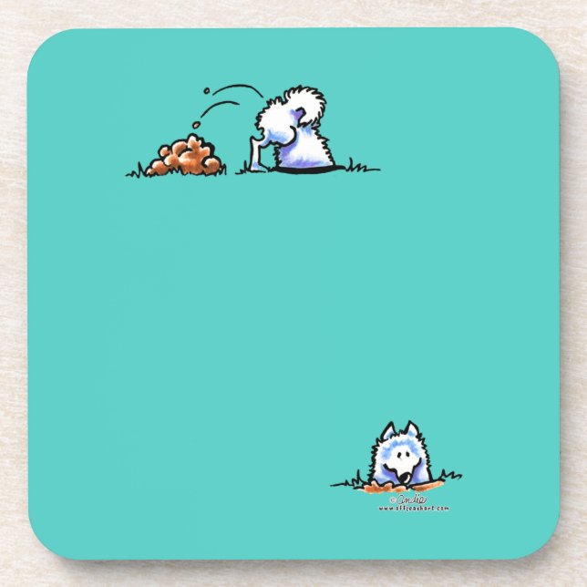 Posavasos Samoyed Can U Dig It (Frente)