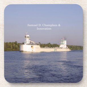 Posavasos Samuel D. Champlain & Innovation set de 6 catastro