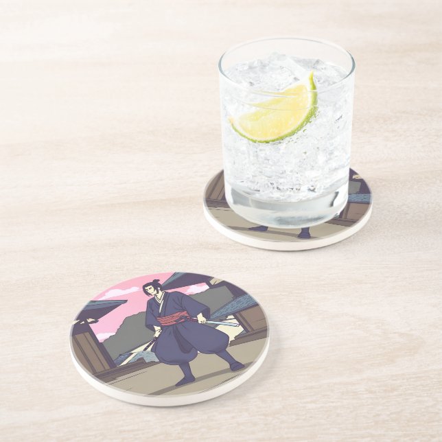 Posavasos samurai (Lado)