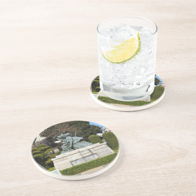 Posavasos Samurai Kamakura Gongoro Kagemasa Kabuki Estatua (Lado)