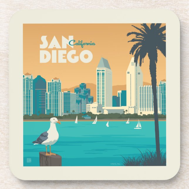 Posavasos San Diego, California (Frente)