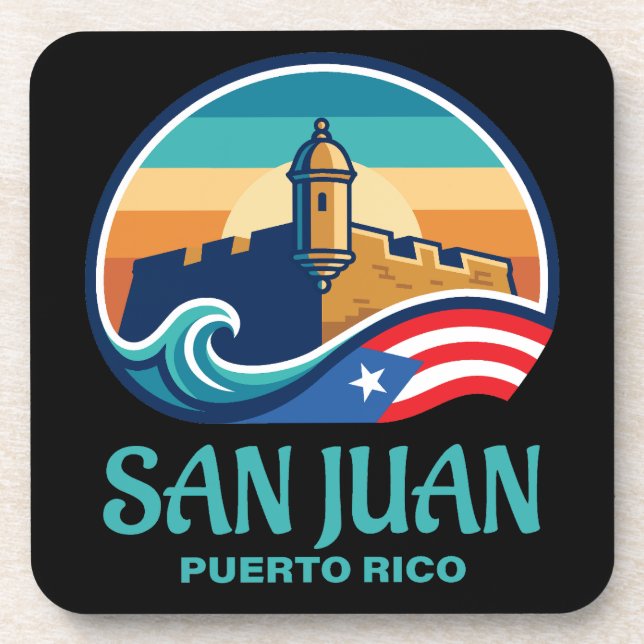 Posavasos San Juan Puerto Rico (Frente)
