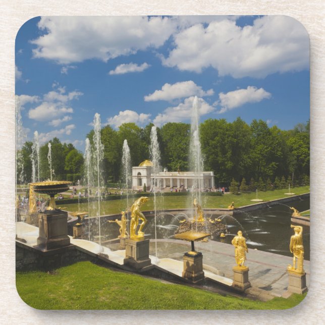 Posavasos San Petersburgo, fuentes de la Gran Cascada (Frente)