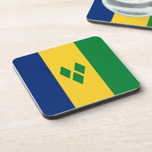 Posavasos San Vicente y las Granadinas bandera Vincy