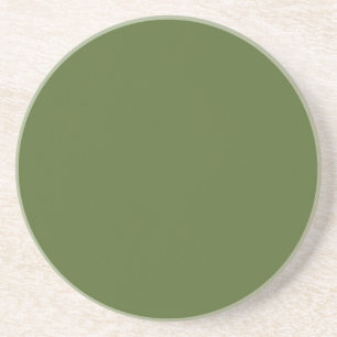 Posavasos Sandstone bebe escayola - verde oliva oscuro