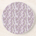 Posavasos Sandstone Coaster<br><div class="desc">Add a graceful botanical touch to your table setting with this elegant floral coaster featuring our Floral1 watercolor design in calming lavender and lilac tones. Ideal for protecting surfaces from spills and heat while enhancing your décor with soft, nature-inspired charm. Perfect for everyday use, spring and summer gatherings, tea parties,...</div>