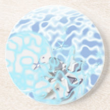 Sandstone Coaster Abstract Wind