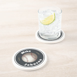 Posavasos Sandstone Coaster - Béisbol Personalizado (añada n