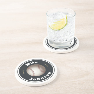 Posavasos Sandstone Coaster - Béisbol Personalizado (añada n