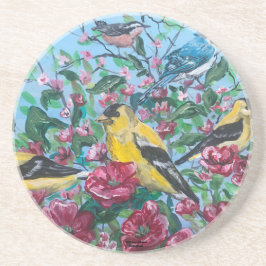 Posavasos Sandstone Coaster Original Artesanías pintadas a m