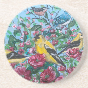 Posavasos Sandstone Coaster Original Artesanías pintadas a m