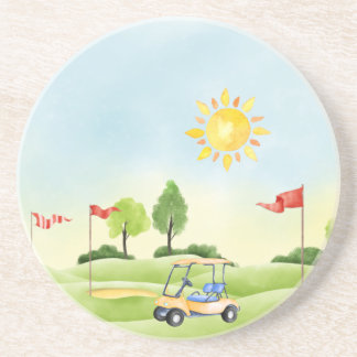 Posavasos Sandstone Golf Coaster