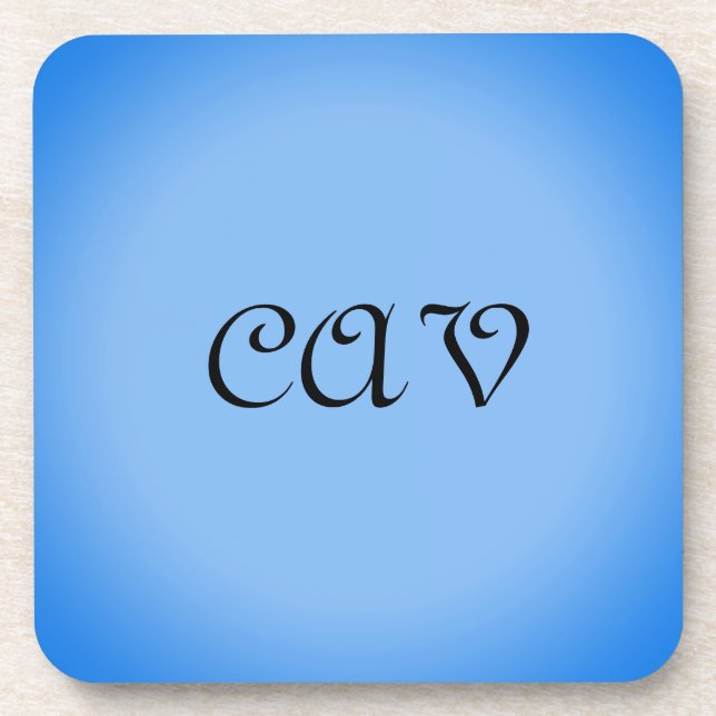 Posavasos Sangria Cornflower Blue (Frente)