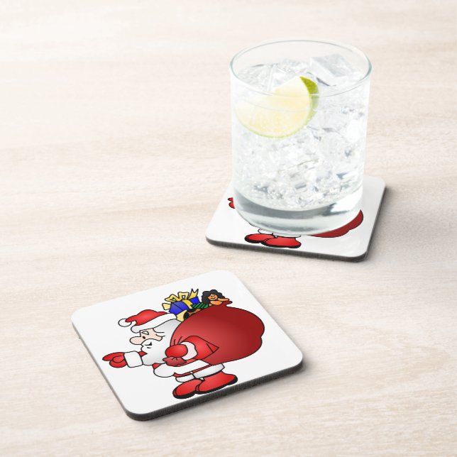 Posavasos Santa Cláusula (Lado Derecho)