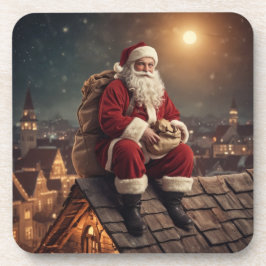 Posavasos Santa en la azotea