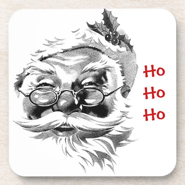 Posavasos Santa Ho Ho Ho Ho Ho Coaster (Frente)