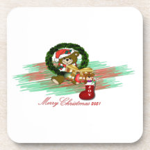 Santa Joy Sock Navidades Papel plástico duro