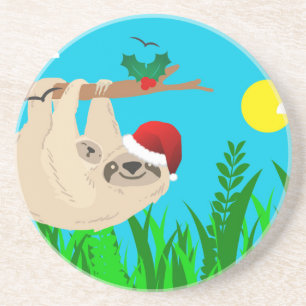 Posavasos santa sloth