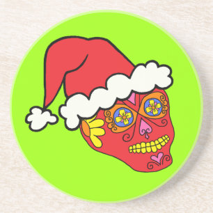 Posavasos Santa Sugar Skull