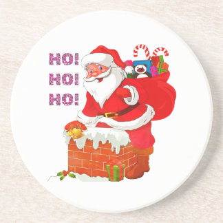 POSAVASOS SANTA WITH CHRISTMAS PRESENTS, HO! HO! HO!