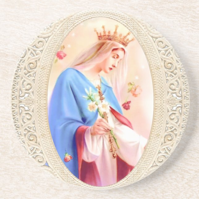 Posavasos Santísima Virgen María Lugar Religioso (Frente)