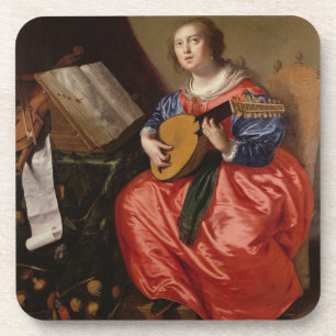 Posavasos Santo Cecilia (aceite en lona)