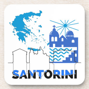 Posavasos Santorini Grecia.b