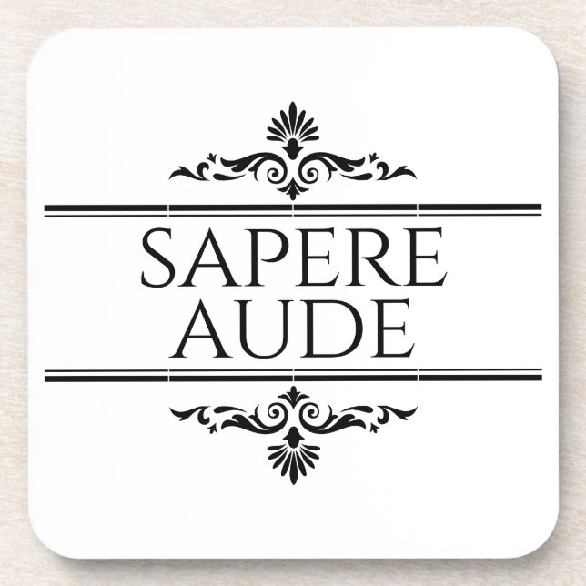 Posavasos Sapere Aude (Frente)