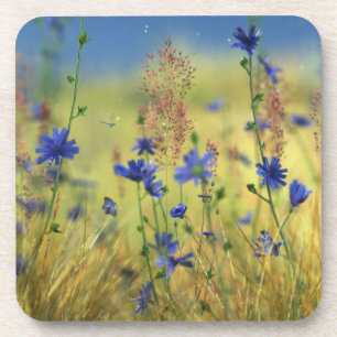 Posavasos Sapphire & Gold Cork Coasters