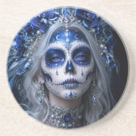 Posavasos Sapphire Moon Calavera – Azul Celestial