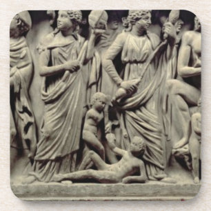 Posavasos Sarcófago con el alivio que representa PROMETHEUS