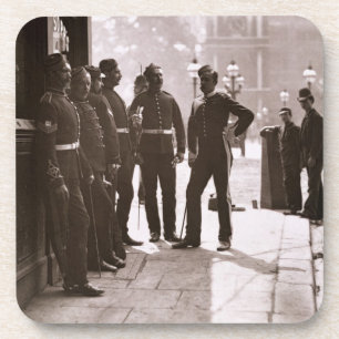 Posavasos Sargentos de reclutamiento en Westminster, 1876-77