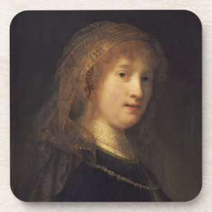 Posavasos Saskia van Uylenburgh, c.1634-1640 (aceite en el